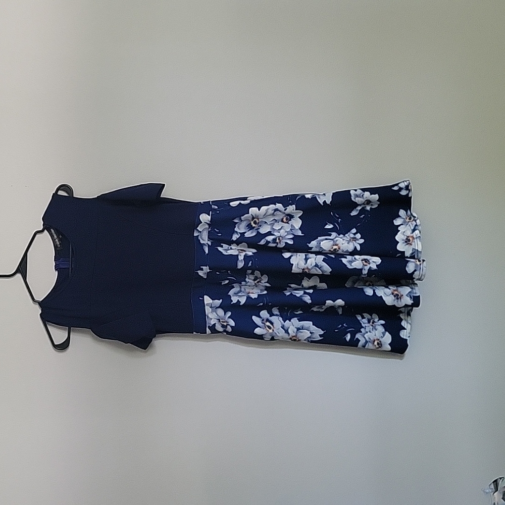 Blue Floral Dress
